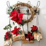 dekoracje bożonarodzeniowe z gwiazdą betlejemską