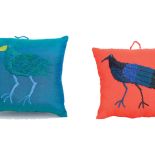 Haftowane poduszki - Katarzyna Markiewicz.