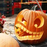 Duża i mała dynia - propozycja aranżacji.