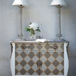 Hit ostatnich lat, czyli komody w romby i pasy z kolekcji Castellane za 18 400 zł i 12 500 zł, GRANGE