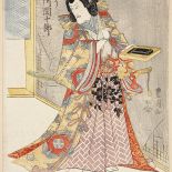 Ichikawa Danjuro V jako Tadanori , lata 1810-1820