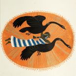 Ilustracja do książki Śpiew kolibrów , W. Markowska, A. Milska, Nasza Księgarnia, 1968 r.