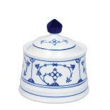 Indisch Blau to obok wzoru cebulowego i malunków smoków najpopularniejszy kobaltowy ornament.