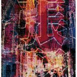 Styl street art: nowoczesny kolorowy dywan nawiązujący do ulicznych świateł i ruchu.