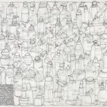 Inwentaryzacja kosmetyków , kalka, tusz, 2002 r.