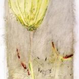 Iza Staręga Dmuchawiec , olej, pastel na papierze.