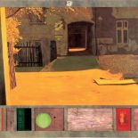 Jacek Rykała Światła Środuli , dykta, 1998 r., własność prywatna.