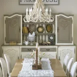 jadalnia w stylu shabby chic