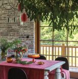 jadalnia w stylu rustykalnym nowoczesnym