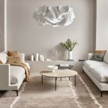 ułożenie dywanu w salonie