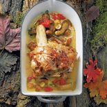 Gicz cielęca z prawdziwkami