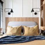 mieszkanie 38 m2 aranżacja sypialni w stylu japandi