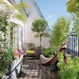 jak urządzić mały taras w bloku