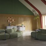 nowoczesny salon na poddaszu