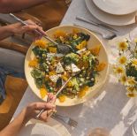 misa na sałatkę na letni stół