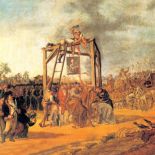 Jan Piotr Norblin Wieszanie zdrajców in effigie w czasie insurekcji w Warszawie w 1794 po 1794 r., Muzeum