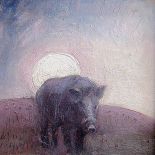 Janusz Lewandowski, Odyniec , 2013 r., aukcja Artyści dla Fundacji Artbarbakan , C.S.: 655 zł.