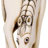 Japoński drewniany guzik, XIX w., fot. Forum