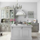 szara kuchnia w stylu francuskim