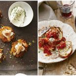 Jesienne placki ziemniaczane z odrobiną dyni, ziół i kleksem śmietany. Dodatki mogą być różne: od łososia, po duszone grzyby.