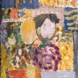 Postać fioletowa we wnętrzu”, ok. 1928 r.,  Artur Nacht-Samborski, Polswiss Art.