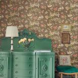 Jeszcze do niedawna ta ściana była gładka i w kolorze nieba. Aż któregoś dnia, uwagę Agnieszki zwróciła tapeta w Almi Decor.