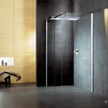 Kabina prysznicowa ze szkła hartowanego z deszczownicą ze stali szlachetnej. Cena - od 3439 euro. HOESCH DESIGN