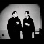 Kajetan Sosnowski (po prawej) z Wiesławem Borowskim.