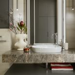 kamienny blat pod umywalkę