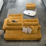 CS/3374 LOUNGE, pikowane siedziska sofy mogą być osobną warstwą (poduchą) lub tworzyć jedną całość z bazą, CALLIGARIS