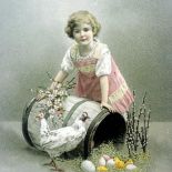 Kartka z życzeniami wielkanocnymi ok.1911 r., fot. MEDIUM
