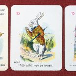 Karty Happy Family z postaciami z Alicji z Krainy Czarów , XIX-XX w.