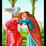 Tarot Sandra Botticellego, Dwójka Kielichów