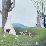 Kazimierz Mikulski Widok z mojego okna , 1977 r., Muzeum Narodowe w Krakowie.