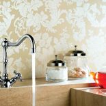 Klasyczna bateria Kludi Adlon zrobiona jest z chromowanego mosiądzu, 1529 zł. KLUDI