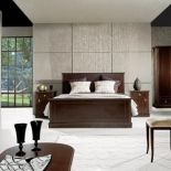 Klasyczna sypialnia Impero w kolorze postarzonego brązu. Cena - 8540 zł. MEBLONOWAK