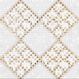 Złota mozaika w łazience