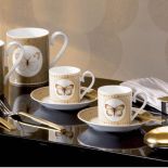 Kolekcja porcelany bone china Arden Lane: kubek - 109 zł, filiżanka do espresso ze spodkiem - 135 zł. VILLEROY