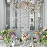 Wielkanocne dekoracje wnętrz w stylu francuskim