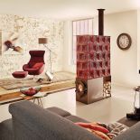 MASTER, piec i koza w jednym, czyli kominek z kaflami, KAUFMANN.