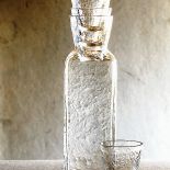 Komplet ze szkła hartowanego. Do wódeczki