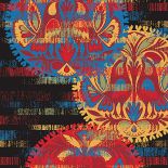 Ludowe wzory na współczesnych dywanach.