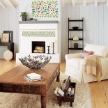 Korale jesieni do namalowania na ścianie. Szablon do pobrania.