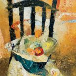 Kosz z owocami na krześle , 1968 r., Ryszard Zając, cw 21 000 zł, REMPEX