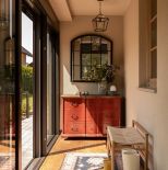 hol przedpokój w domu z oranżerią