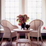 Krzeslo Nice (z maty lloyd loom). Cena 1876 zł. Stolik Jersey - 1448 zl. VINCENT SHEPPARD