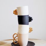 Filiżanki i kubki ze złotym uszkiem, Malikceramik, malikceramik.pl