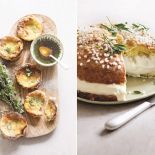 Ambrucciata z miodem i majerankiem oraz tarta tropézienne z hyzopem