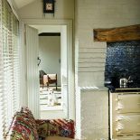 Kuchnia w stylu rustykalnym. Rezydencja w stajni