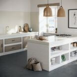 kuchnia bez górnych szafek aranżacje